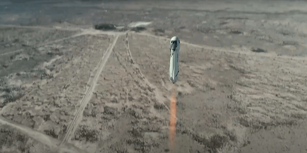 Rise of Mannequin Skywalker: New Shepard NS-14 Launch by Blue Origin