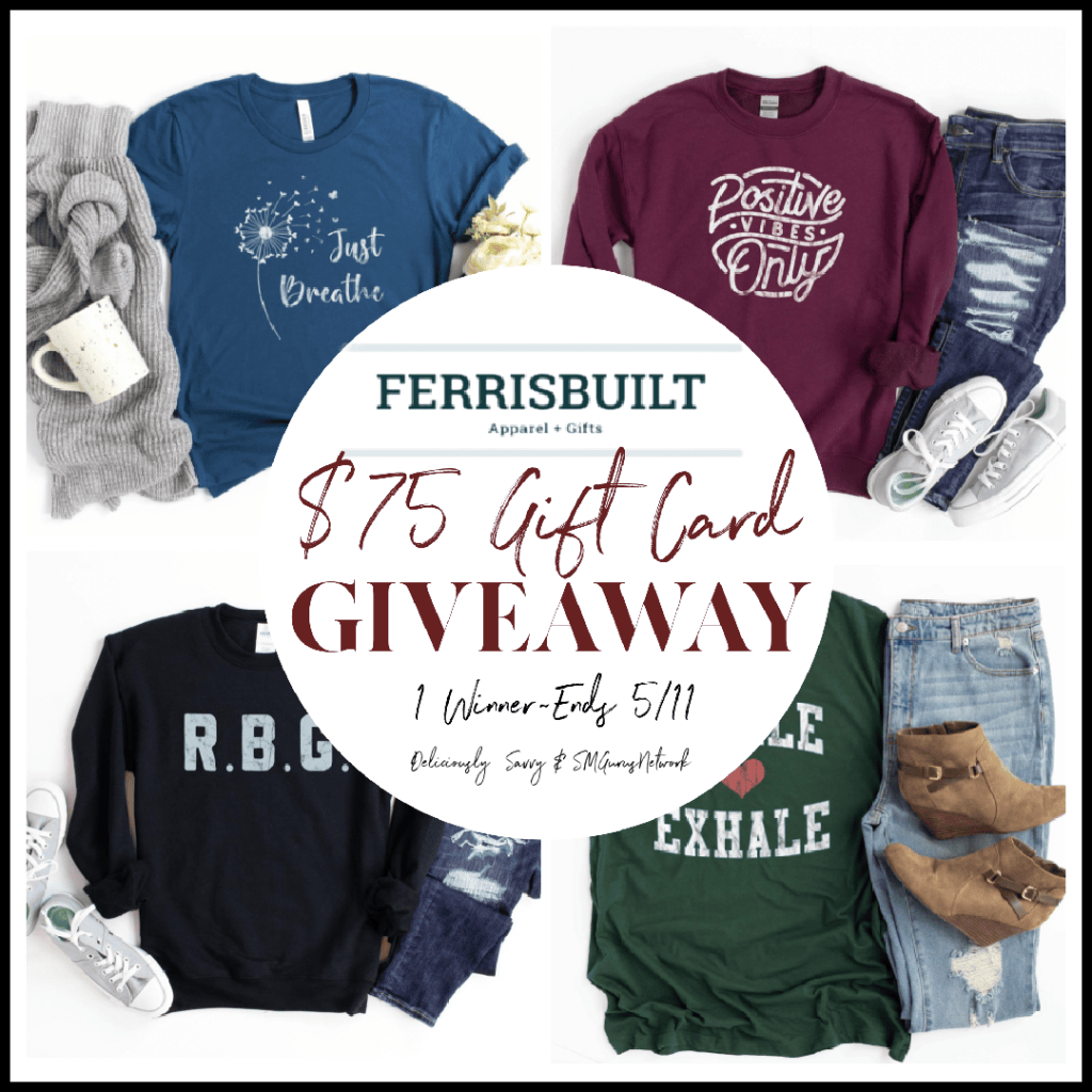 FerrisBuilt Apparel & Gifts  Gift Card Giveaway – Ends 5-11