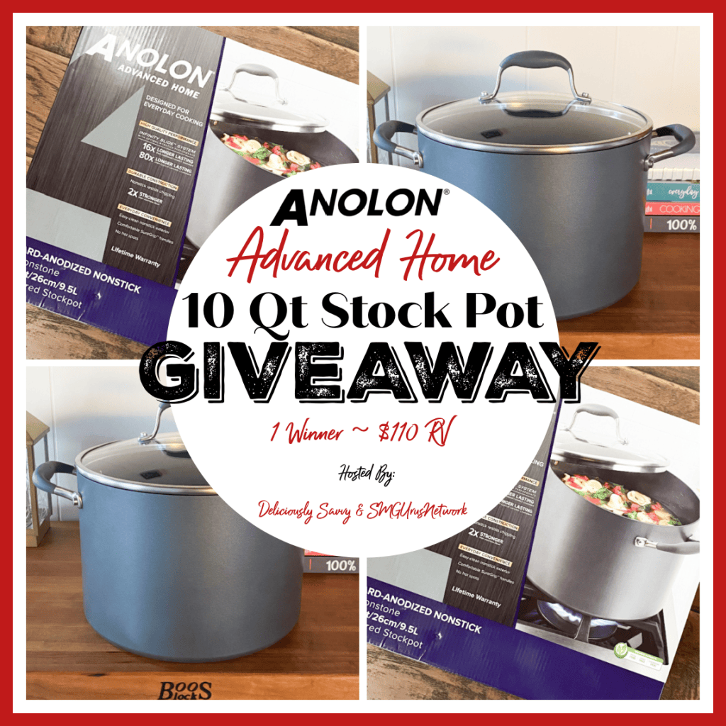 ANOLON Advanced Home 10 Quart Stockpot Giveaway! – Ends 5-31