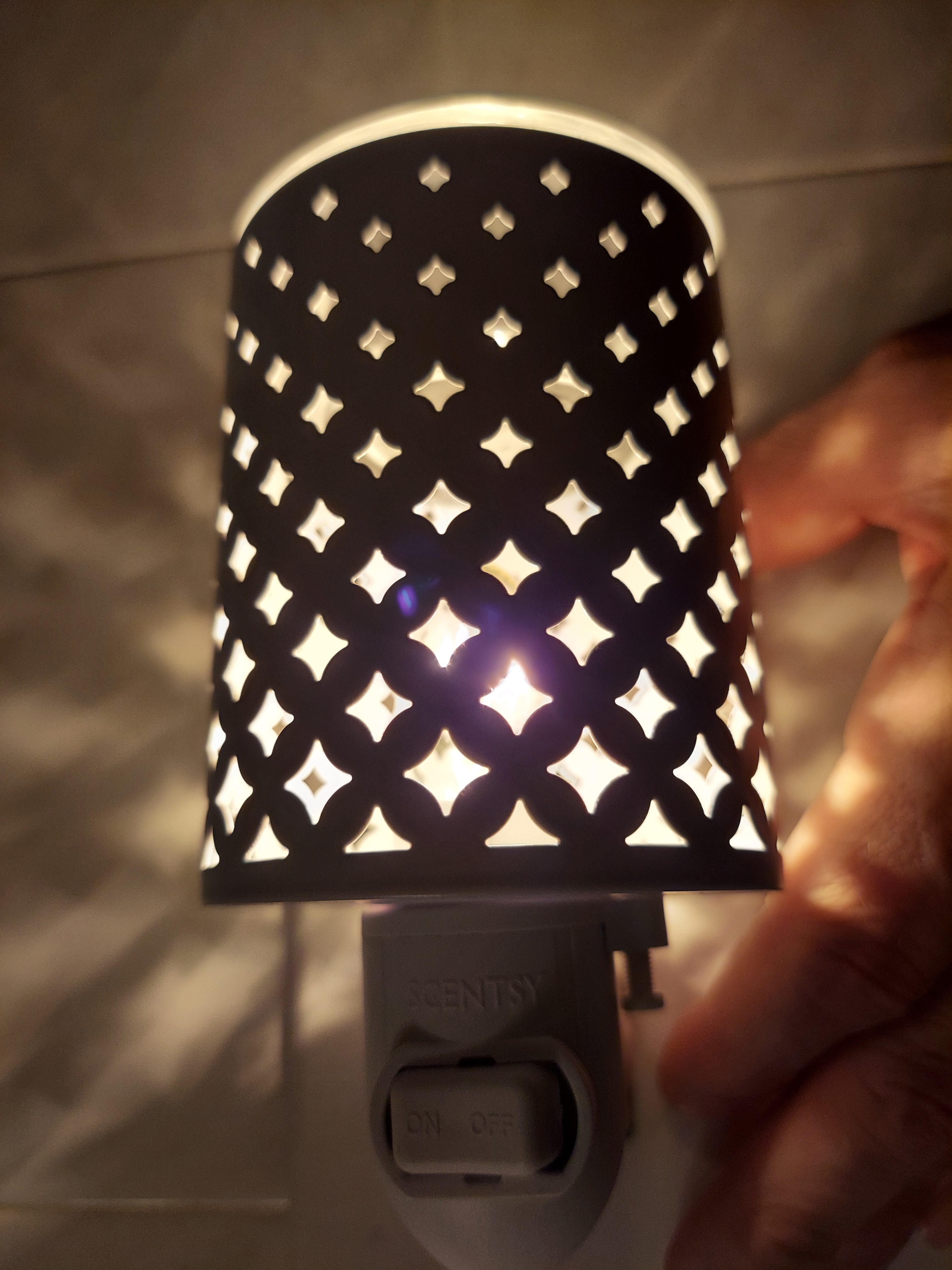 Light From Within Mini Warmer at: Scentsy (Lit)
