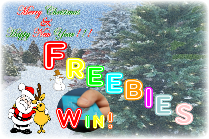 FREEBIES & WIN__Christmas Tree Aisle_Snow Isle__LANDSCAPE__Snow Foreground__Santa, Reindeer Snowman.png