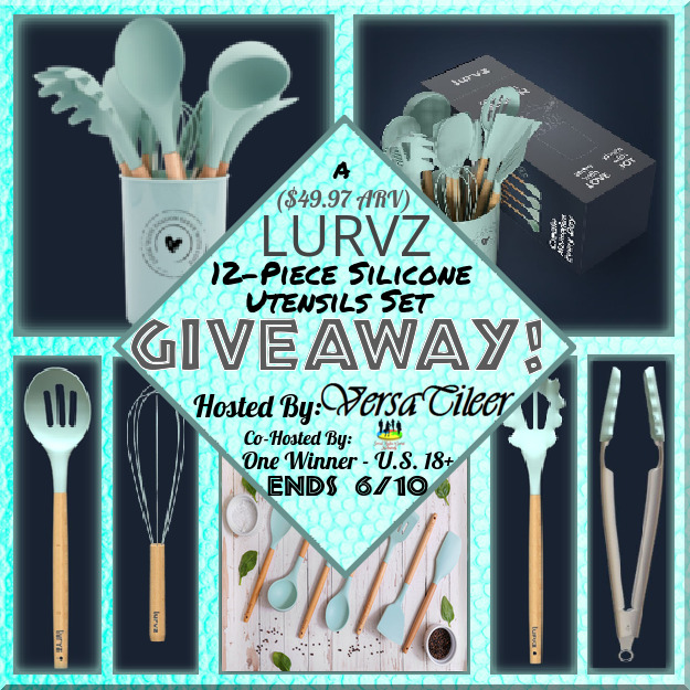 Lurvz 12-Piece Silicone Utensils Set Giveaway! #MySillyLittleGang