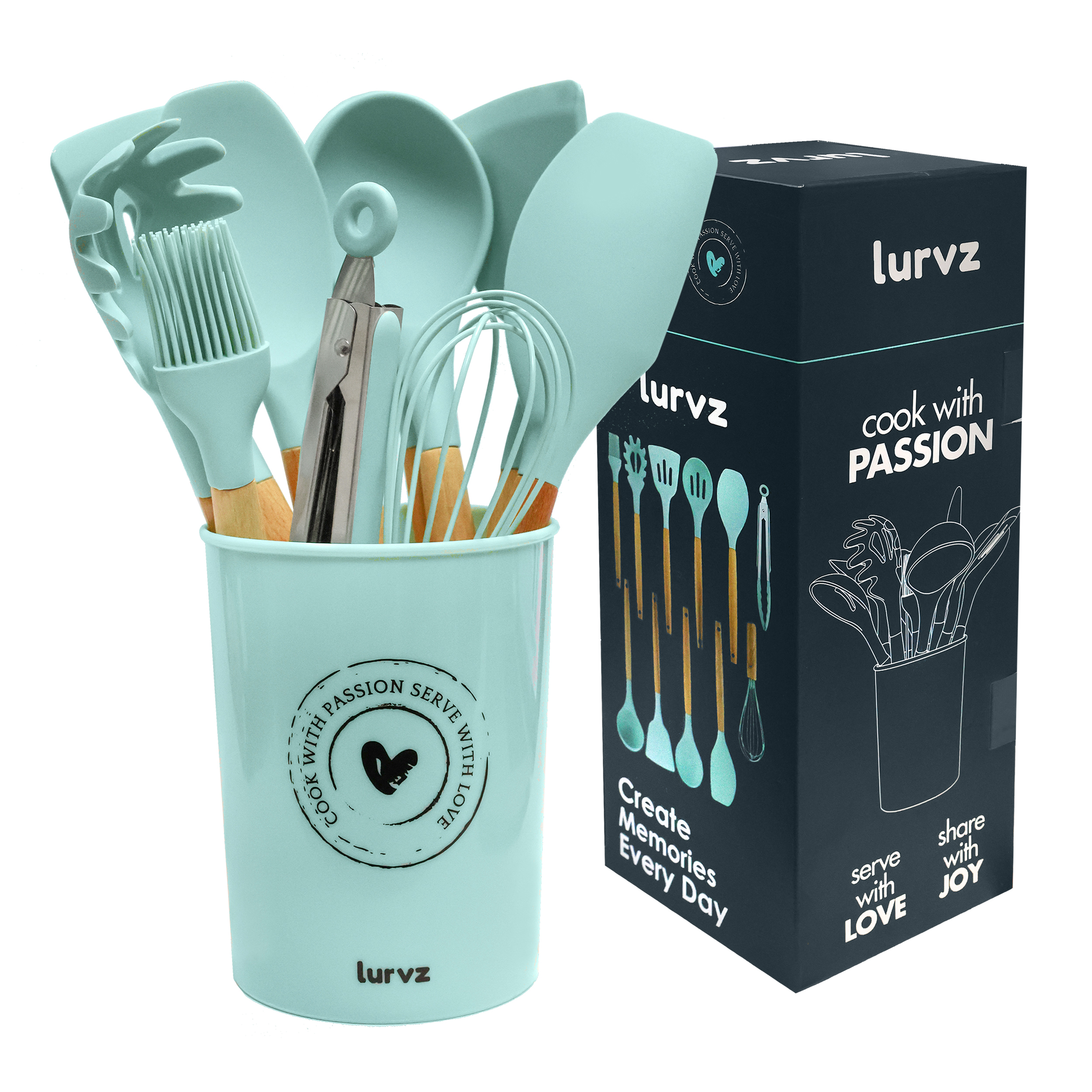 Lurvz 12-Piece Silicone Utensils Set Giveaway! #MySillyLittleGang
