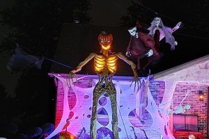 Featured Photo + Video: The 24 Hours of Halloween – Hour of 3 am: Floating & Flying Ghouls Over Benton