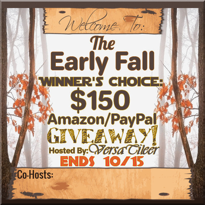 Blogger's Opp-Early Fall Event – Winner's Choice $150 Amazon eGift Card or PayPal Cash Giveaway.jpg