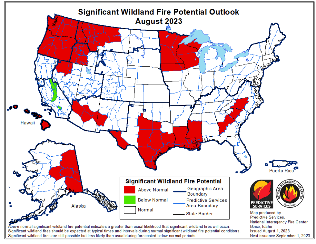 Significant Wildland FIre Potential Outlook - August 2023.png