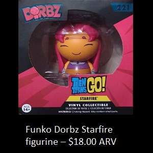 12 Days of Giveaways-December '22__#5_Funko Dorbz Starfire figurine__$18_00 ARV.jpg