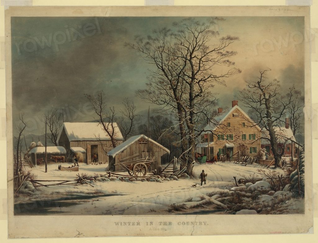 Winter country: cold morning (1863).jpg