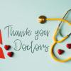Set of gratitude message for doctors with stethoscope and hearts.jpg