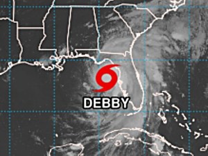 Atlantic Tropical Storm Debby – Make Preparations Accordingly for Landfall Tonight and Monday!