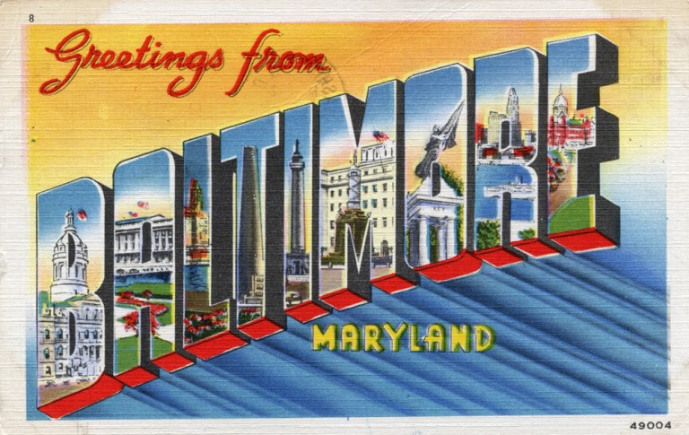 Greetings from Baltimore, Maryland - Large Letter Postcard.jpg