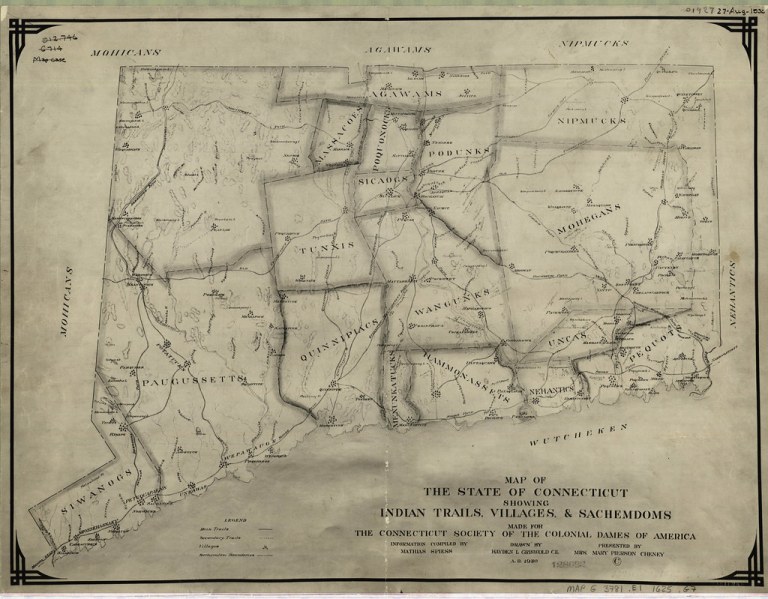 Map of the state of Connecticut showing Indian trails, villages and sachemdoms.jpg