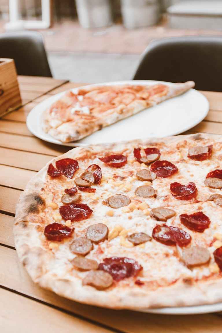 Pizza on White Ceramic Plate.jpg