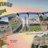 Greetings from Indiana - Large Letter Postcard