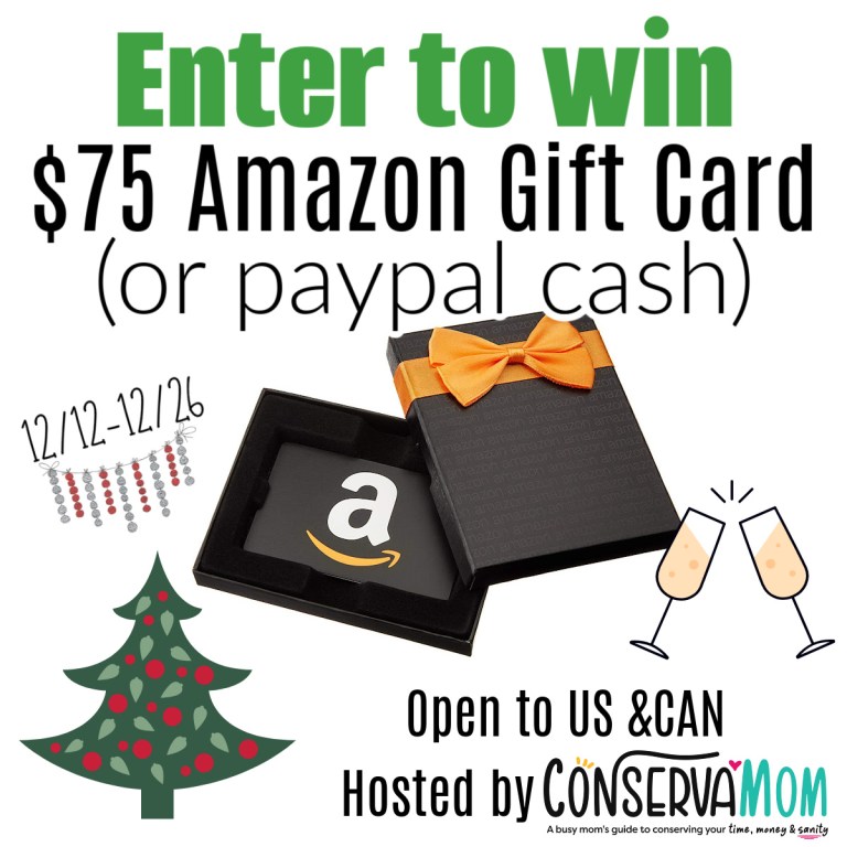 Ends 12-26 –  Amazon Gift card or Paypal Cash Giveaway!