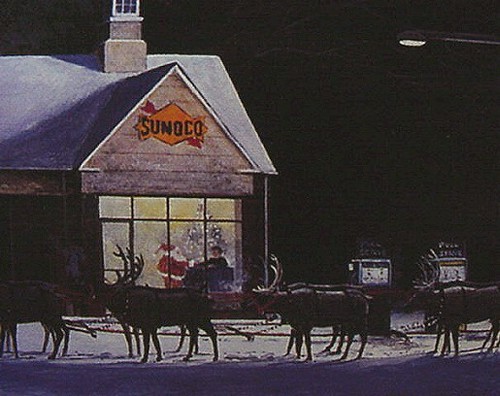 SANTA stops at a SUNOCO GAS STATION for Directions on Christmas Eve . . ..jpg