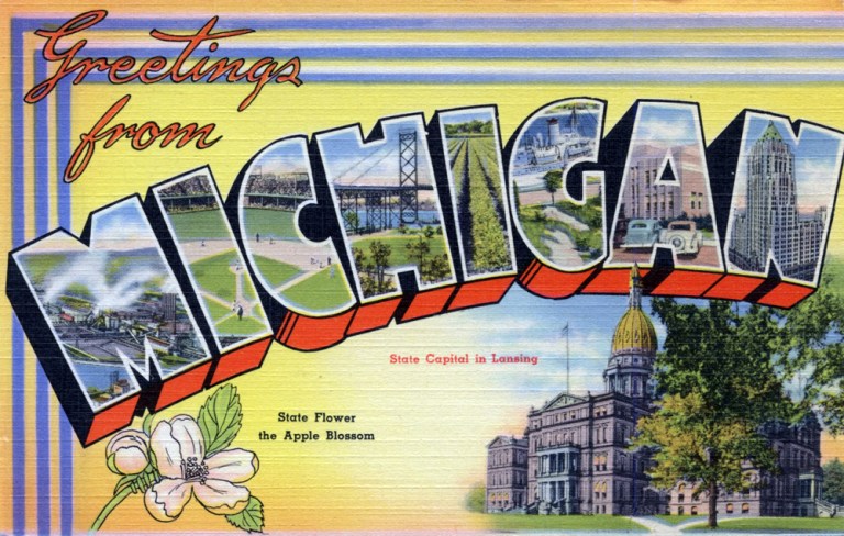 Greetings from Michigan - Large Letter Postcard (8613300268).jpg