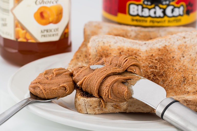 peanut butter, toast, jam, breakfast, snack, spread, food, healthy, protein, creamy, nutrition, yummy, eat, slice, diet, peanut butter, toast, toast, toast, jam, spread, spread, spread, spread, spread, protein.jpg