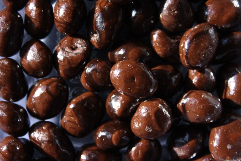chocolate-covered raisins close-up.jpg
