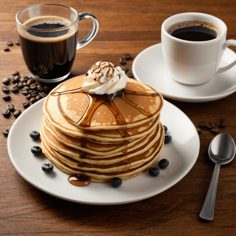 ai generated, pancakes, breakfast, coffee, blueberries, flapjacks, syrup, food.jpg
