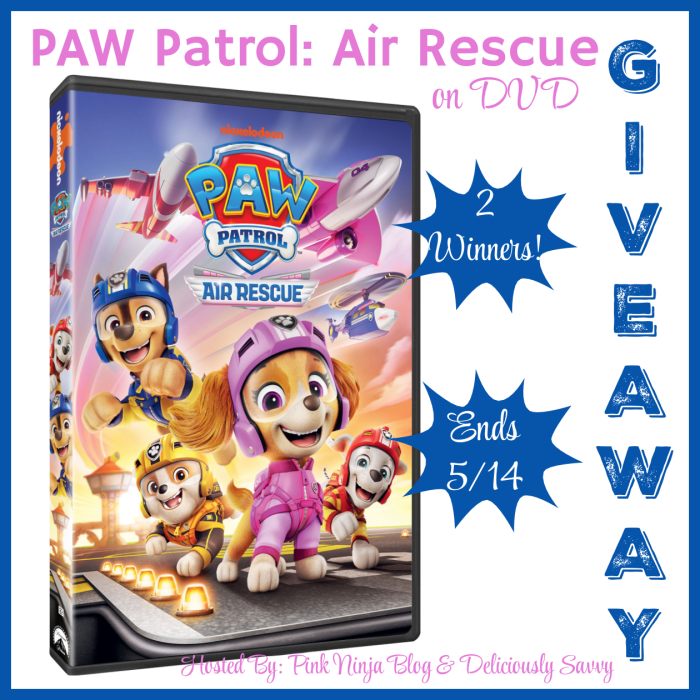 Ends 05-14 – The PAW Patrol: Air Rescue DVD Giveaway! (2 Winners!)