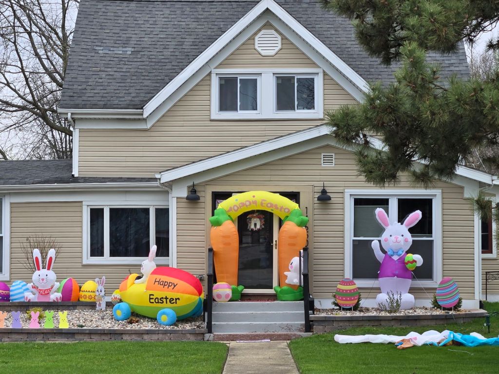 Featured Photo #5: Magic of Easter in 2025 – Bunnies on Central Avenue, Oak Forest