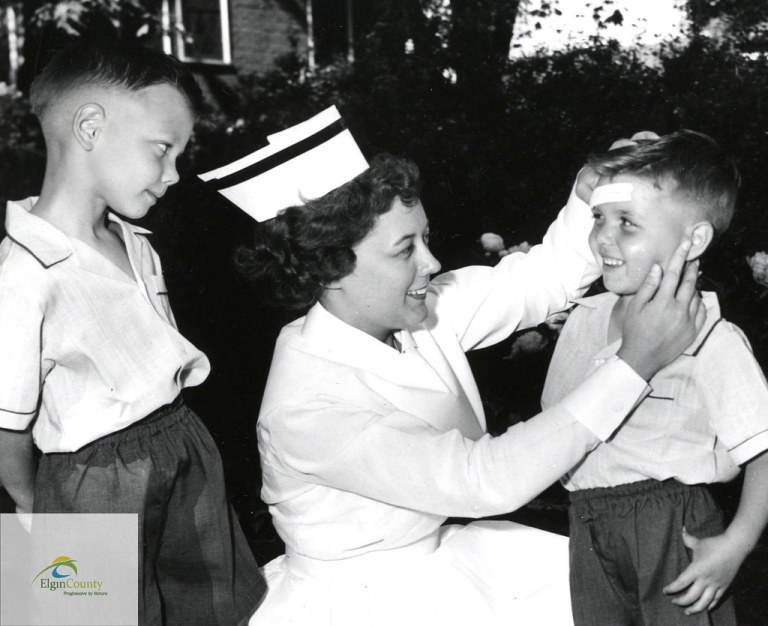 St. Thomas-Elgin General Hospital School of Nursing Graduation, 1957.jpg