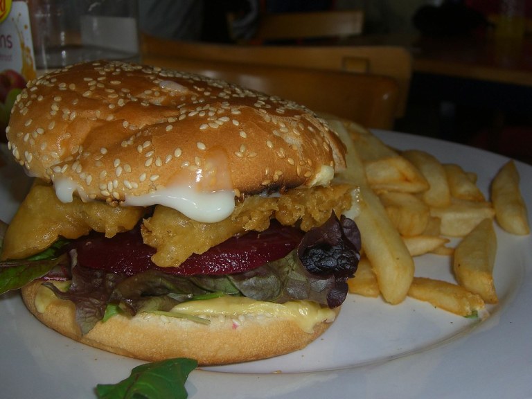 Fish burger and Chips - Frying Pan Inn.jpg