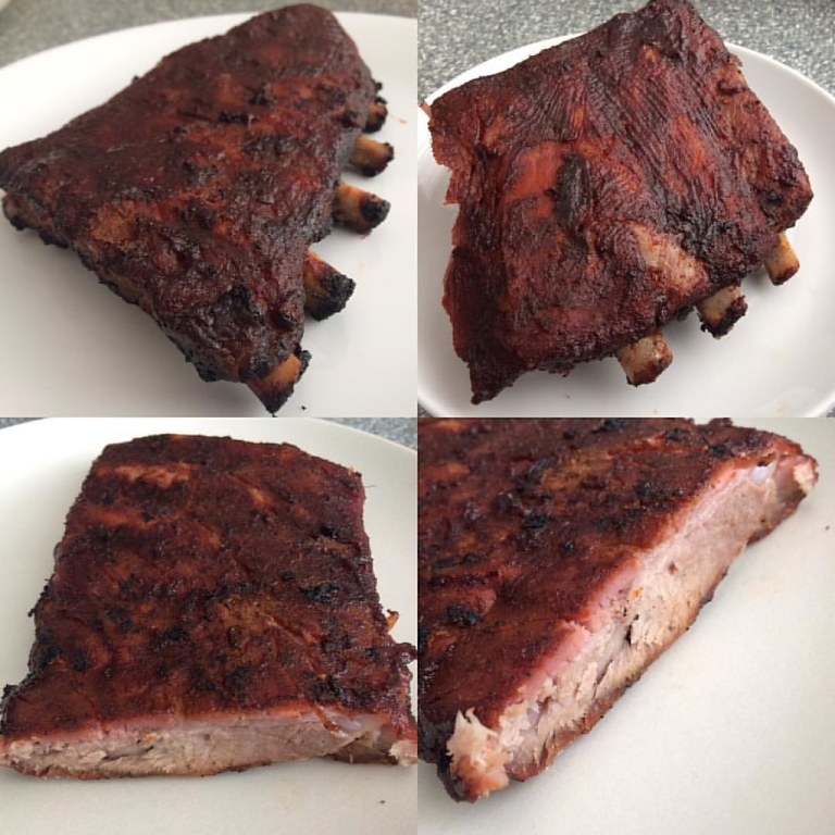 Made sous vide BBQ spareribs a la @kenjilopezalt because my mom said she wanted them after I shared his post on my Facebook wall. This is a great technique if you don't have access to a smoker but can do sous vide. 😀Did the ribs at 165F for 12 ho.jpg