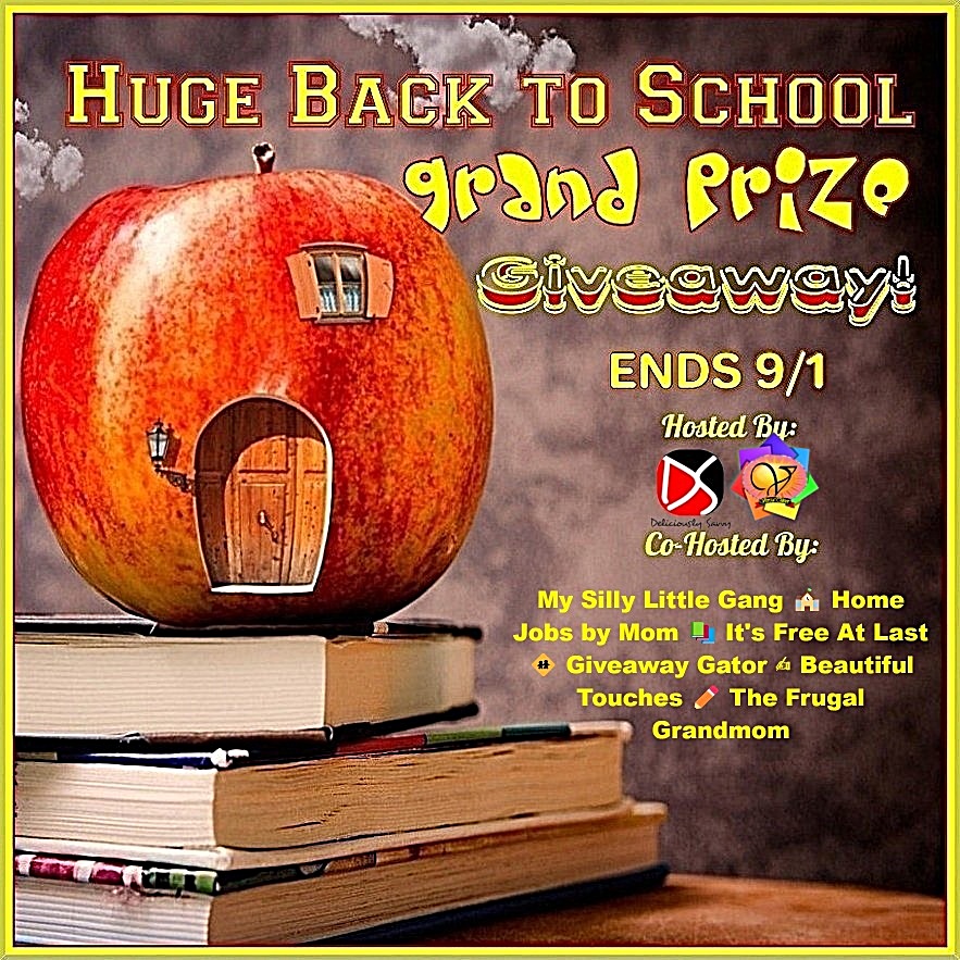 Ends 09-01 – Huge Back to School Grand Prize Giveaway! – 6 Prizes, Value Near 0 – 1 Winner!
