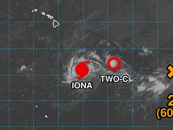 From the Satellite…Pacific Hurricane Iona on .GIPHY & Video + 2025 Season Info