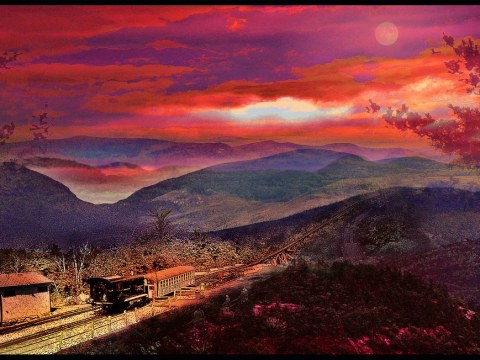 Mount Washington Cog Railway to the Sunset.jpg