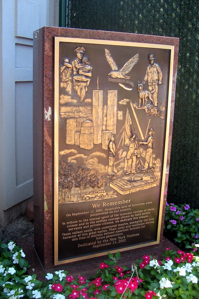 Yankee Stadium: Monument Park - 9/11 Memorial.jpg
