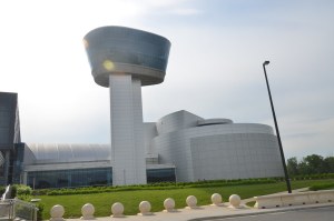 Steven F. Udvar-Hazy Center: View of Donald D. Engen Tower over the hangar.jpg