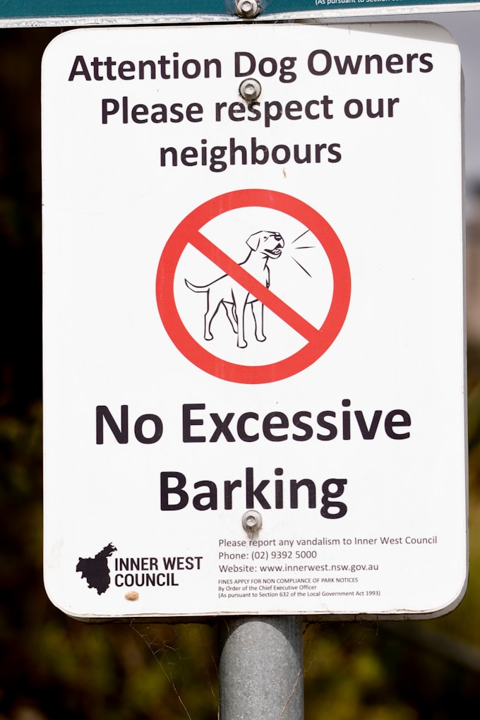 No excessive barking: please respect your neighbors..jpg
