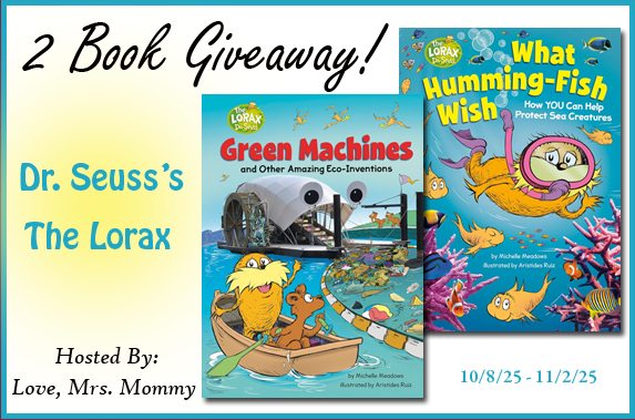 Ends 11-02 – 2 x Dr. Seuss Books: Green Machines and What Humming-Fish Wish Giveaway!