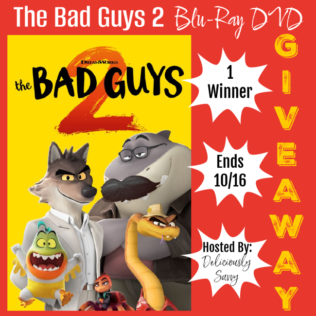 Ends 10-16 – The Bad Guys 2 Blu-Ray DVD Giveaway!