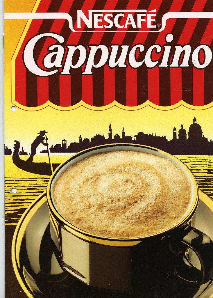 Nescafé Cappuccino ad, 1990.jpg