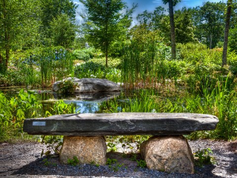 Coastal Maine Botanical Gardens - Stone work bench.jpg