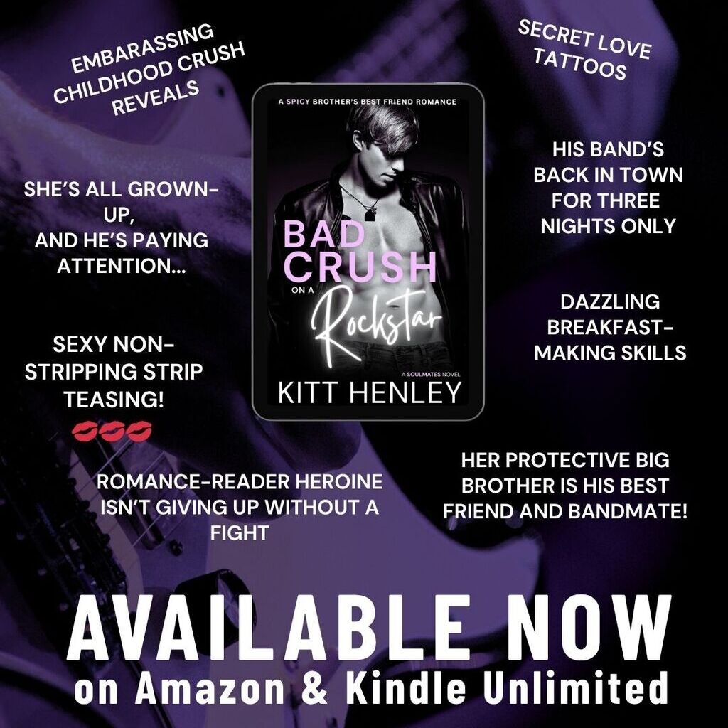 Ends 12-10 – Bad Crush on a Rockstar by Kitt Henley Book Blitz +   Amazon Gift Card Giveaway