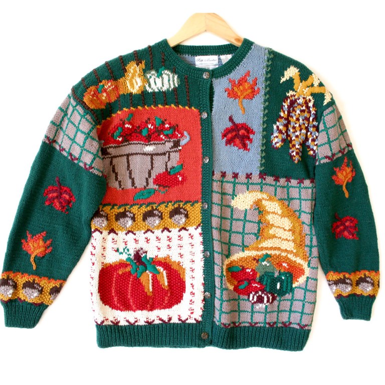 Cornucopia & Indian Corn Thanksgiving Ugly Sweater.jpg