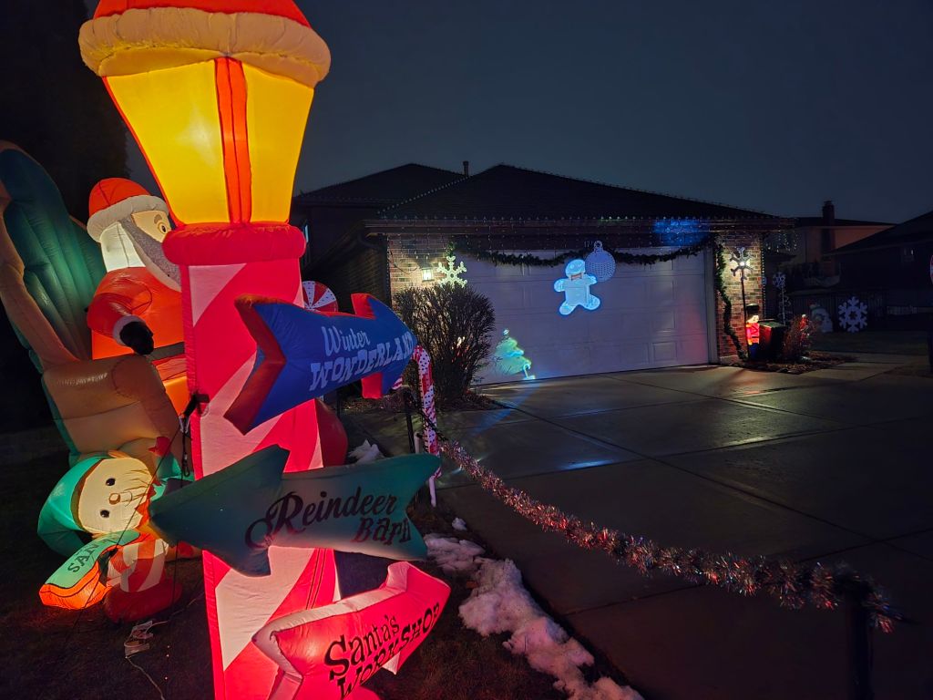 Featured Photo + Video: The 25 Days of Christmas – Day 17: Yuletide at the Castle Drive House Display, Tinley Park