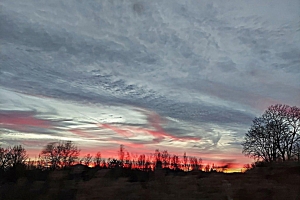 Featured Photo: Winter Weather Special – Colorful Sunset near Ridgefield Park, Tinley Park