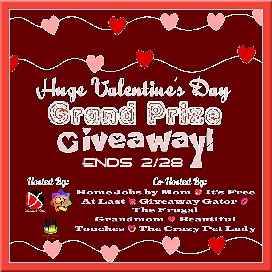 Ends 02-28 – Huge Valentine’s Day ’26 Grand Prize Giveaway! – 5 Prizes, Value Near 0! – 1 Winner!