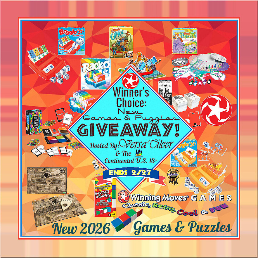 Ends 02-27 – Winning Moves Games New 2026 Games Giveaway! 1 Winner!