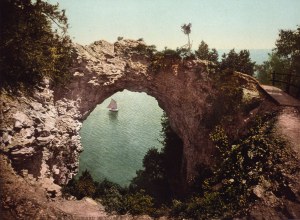 Arch Rock, Mackinac Island Michigan, c. 1899.jpg