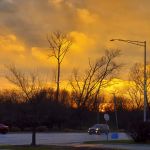 Featured Photo: Winter Weather Special – Colorful Sunset, Oak Forest