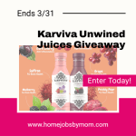 Ends  03-31 – Karviva Unwined Wellness Juices Giveaway!