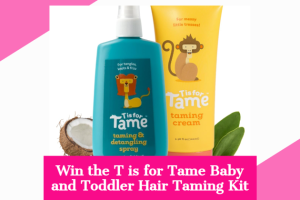 Ends  03-01 – T is for Tame Baby and Toddler Hair Taming Kit Giveaway!