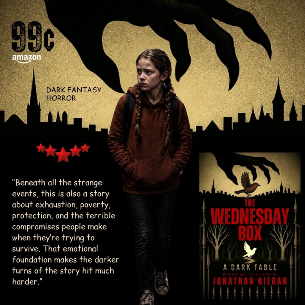 Ends 06-24 – The Wednesday Box by Jonathan Kieran Book Blitz +  Amazon Gift Card Giveaway